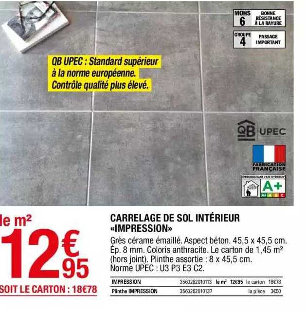 Carrelage De Sol Intérieur «impression»