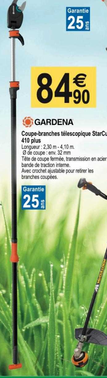 coupe-branches télescopique 410 plus gardena