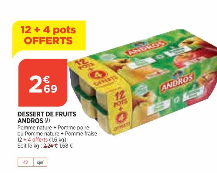 Dessert De Fruits Andros