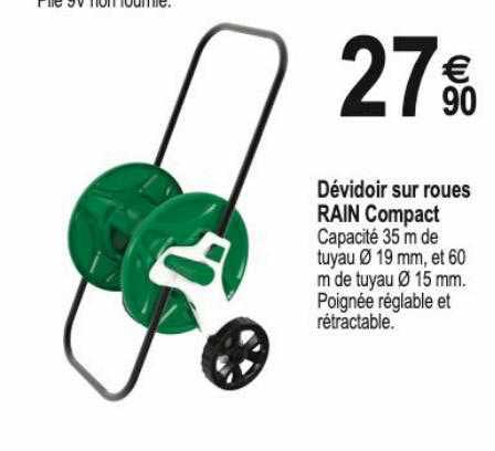 dévidoir sur roues rain compact