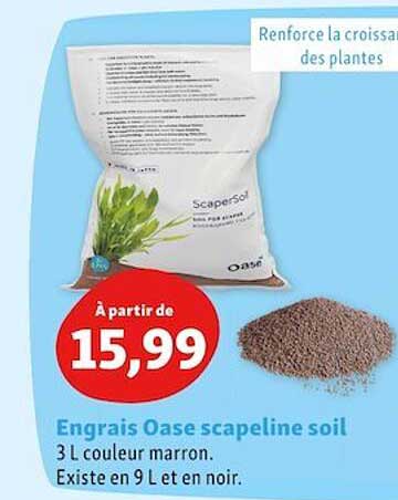 engrais oase scapeline soil