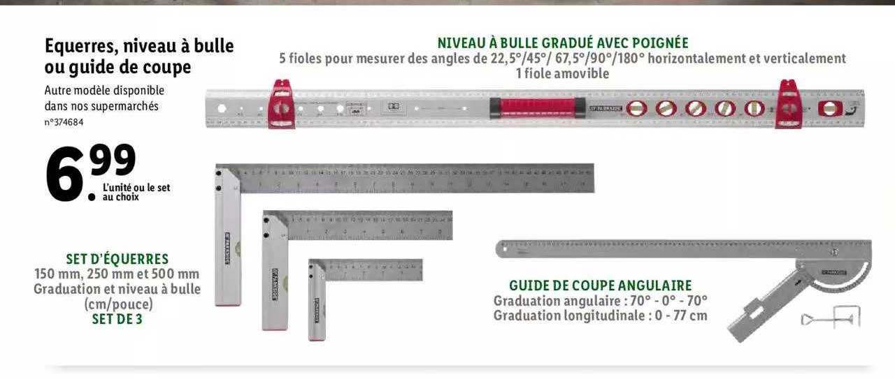 équerres, Niveau à Bulle Ou Guide De Coupe