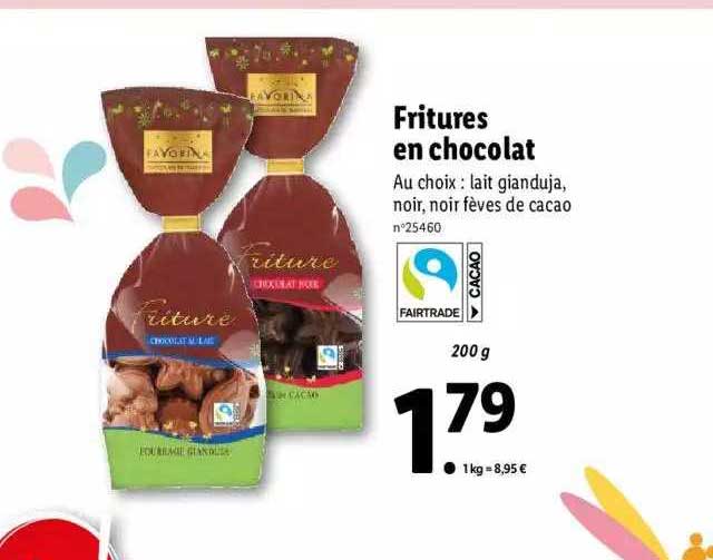 fritures en chocolat