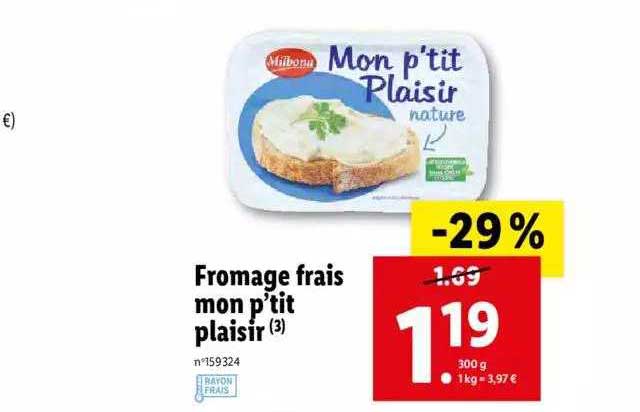 fromage frais mon p'tit plaisir