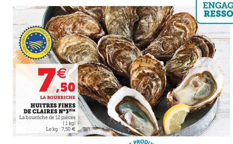 huîtres fines de claires n°3