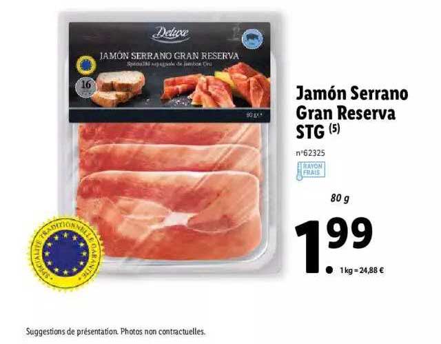 jamón serrano gran reserva stg deluxe