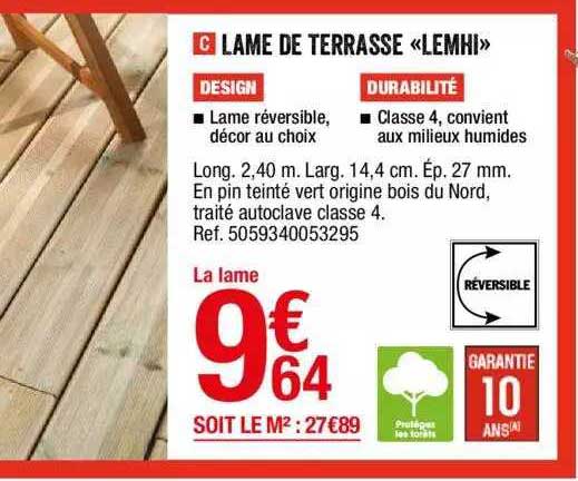 Lame De Terrasse «lemhi»