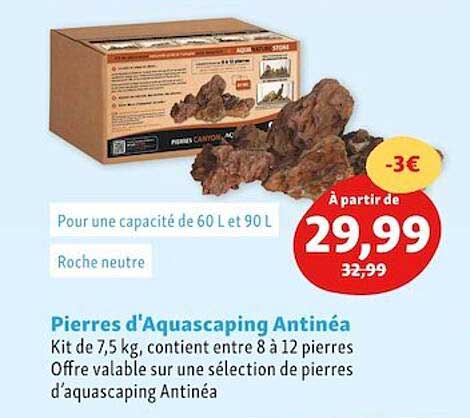 pierres d'aquascaping antinéa