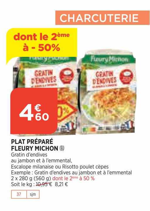 plat préparé fleury michon