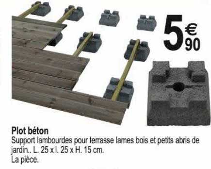 plot béton