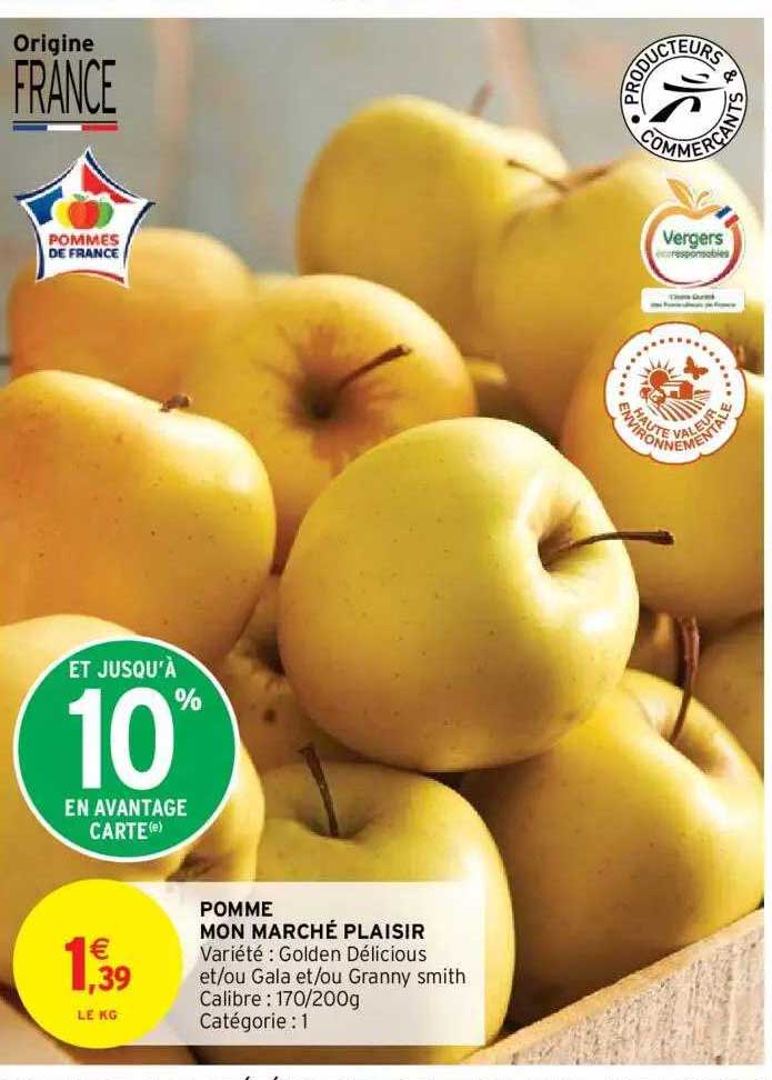 pomme mon marché plaisir