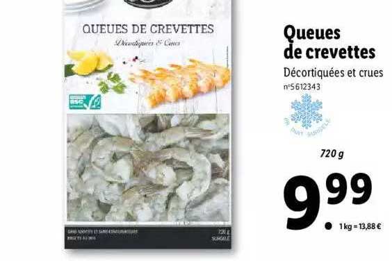 Queues De Crevettes