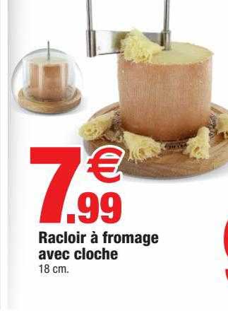 racloir à fromage avec cloche