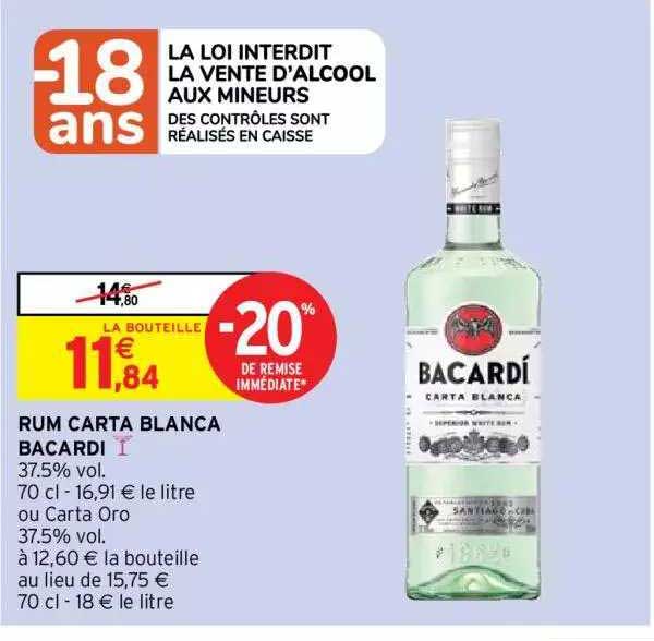 Rum Carta Blanca Bacardi
