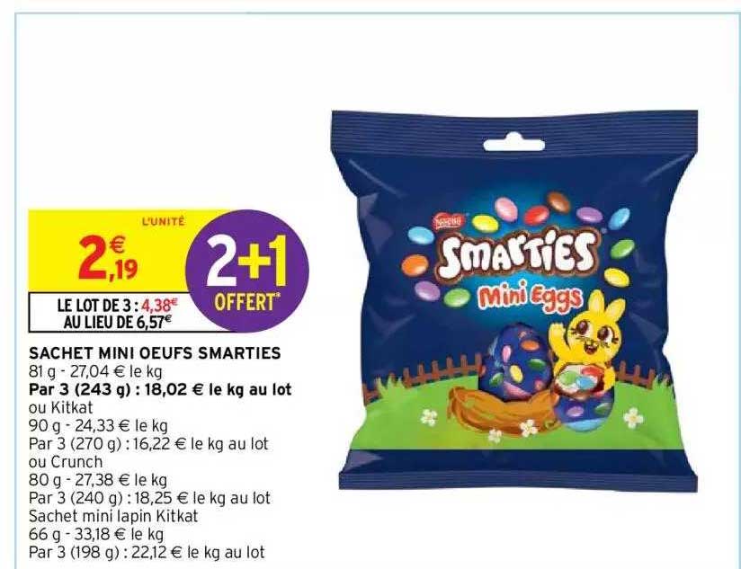 Sachet Mini Oeufs Smarties