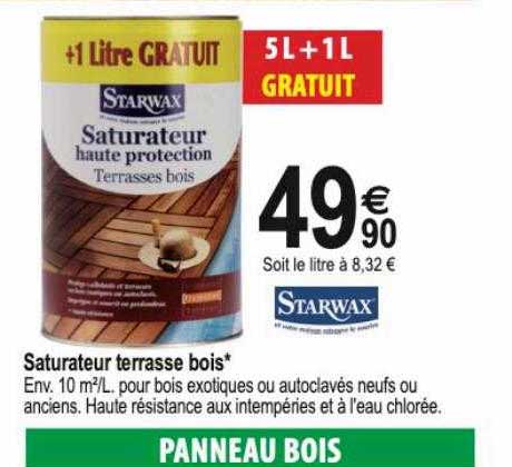 Saturateur Terrasse Bois Starwax