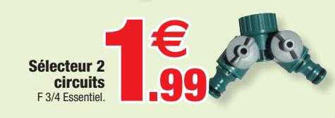 sélecteur 2 circuits