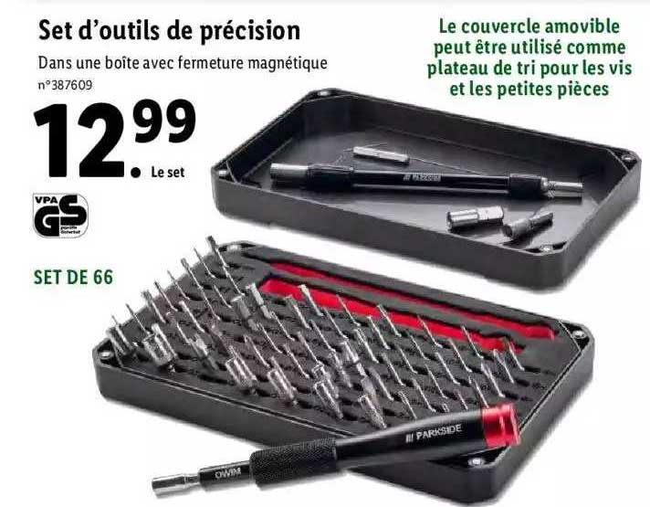 set d'outils de précision