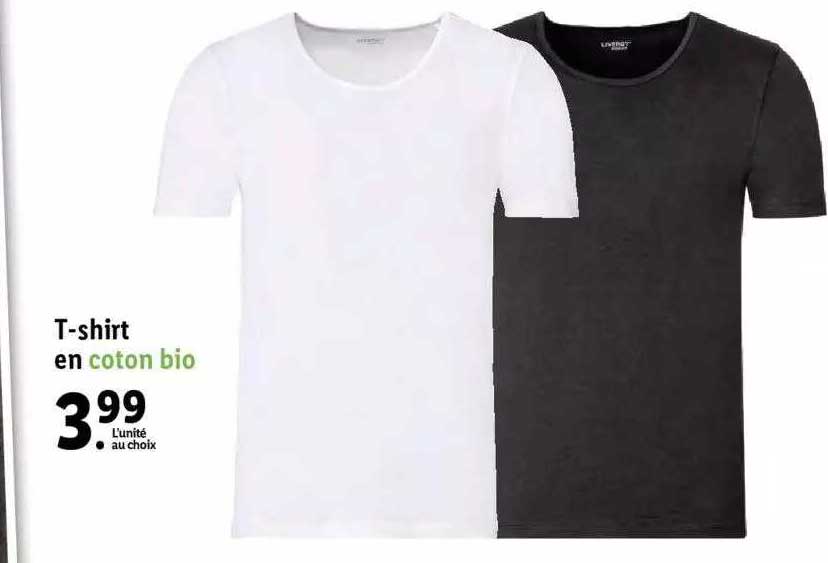 t-shirt en coton bio