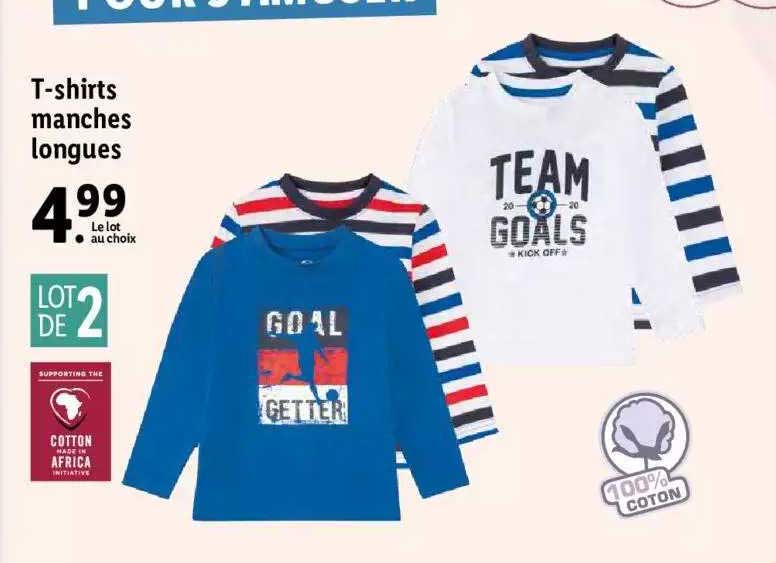 t-shirts manches longues