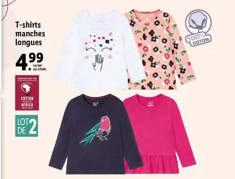 t-shirts manches longues