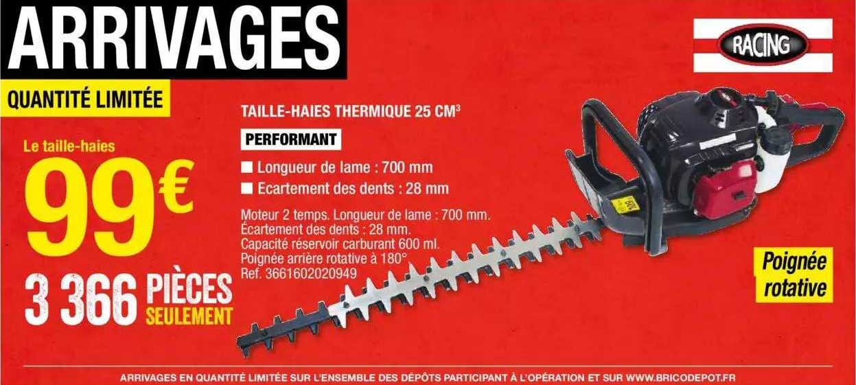 Taille-haies Thermique 25 Cm3 Racing