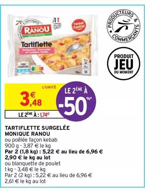 tartiflette surgelée monique ranou