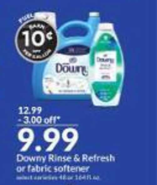 downy rinse & refresh or fabric softener