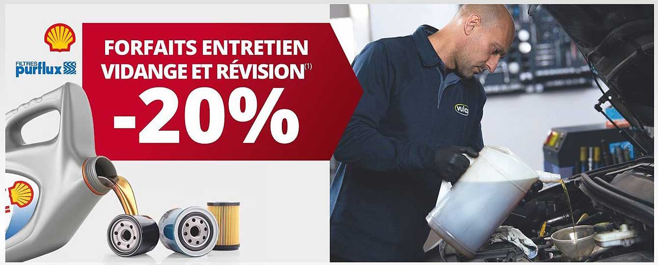 forfaits entretien vidange et révision