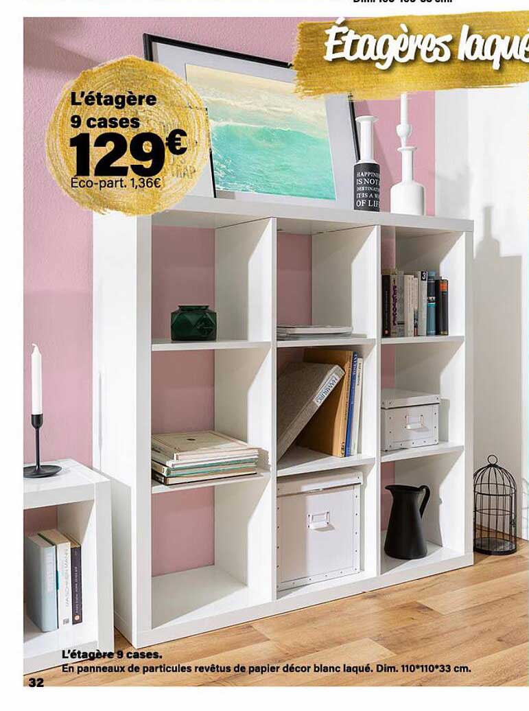 l'étagère 9 cases