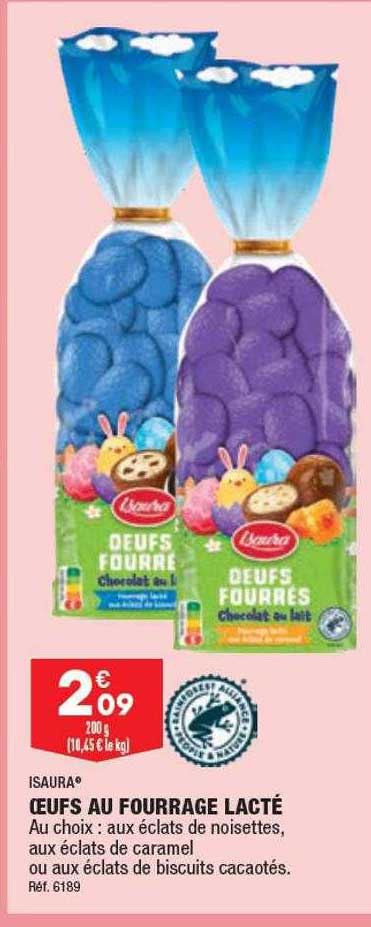 œufs au fourrage lacté isaura