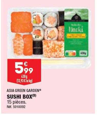 sushi box asia green garden