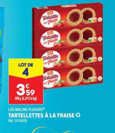 tartelettes à la fraise les malins plaisirs