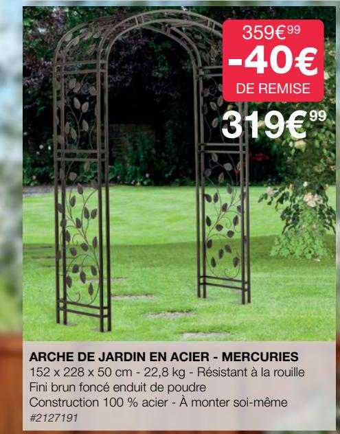 Arche De Jardin En Acier - Mercuries