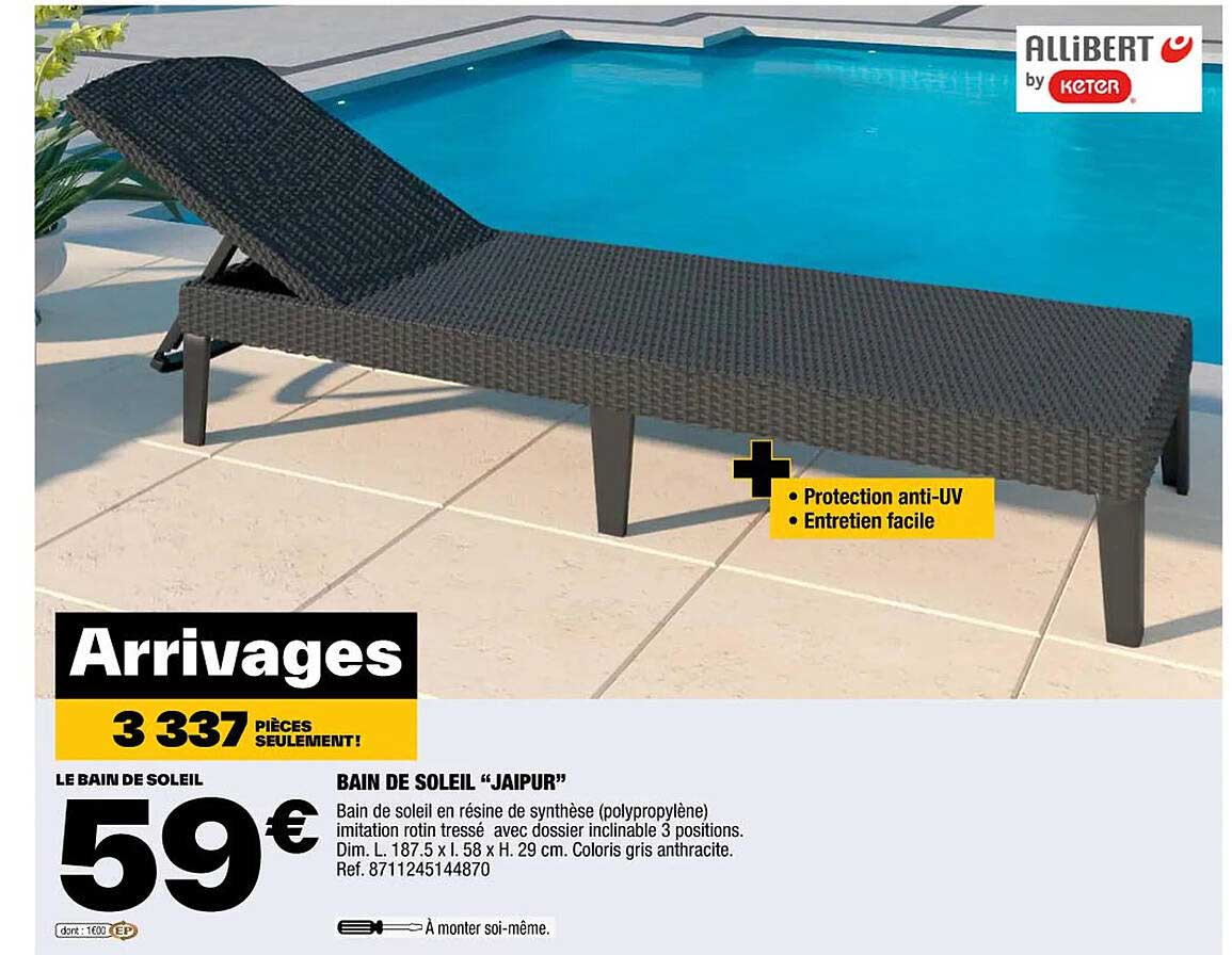 Bain De Soleil "jaipur" Keter