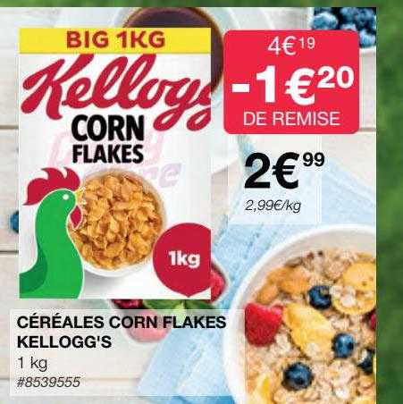 Céréales Corn Flakes Kellogg's