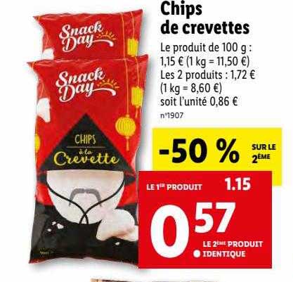Chips De Crevettes Snack Day