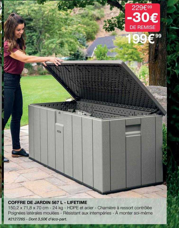 Coffre De Jardin 567l - Lifetime