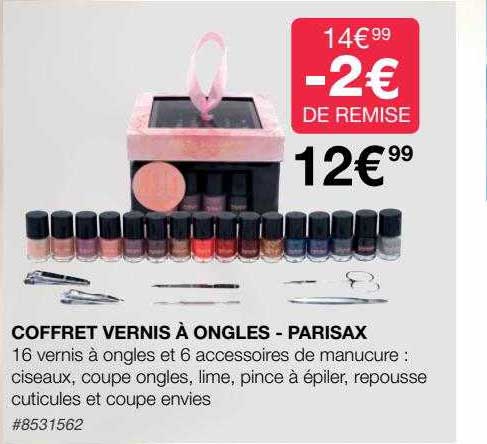 coffret vernis à ongles - parisax