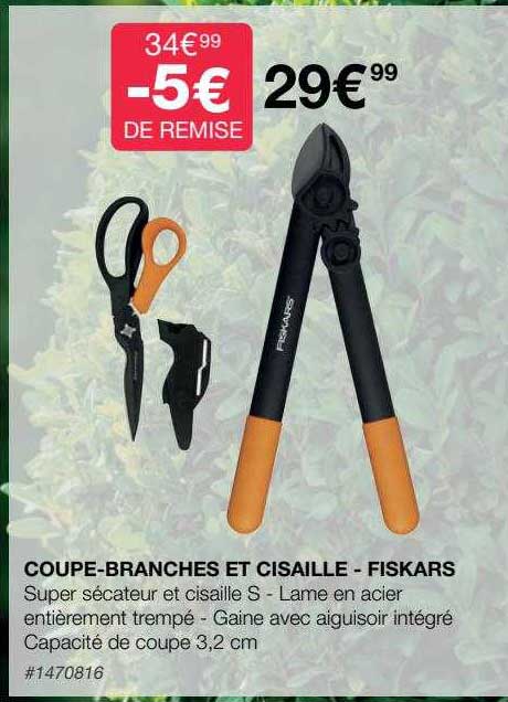 coupe-branches et cisaille - fiskars