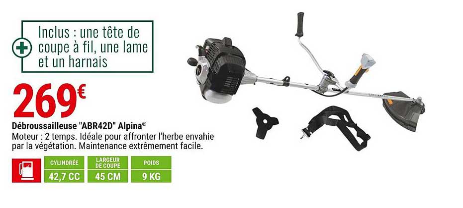 Débroussailleuse "abr42d" Alpina
