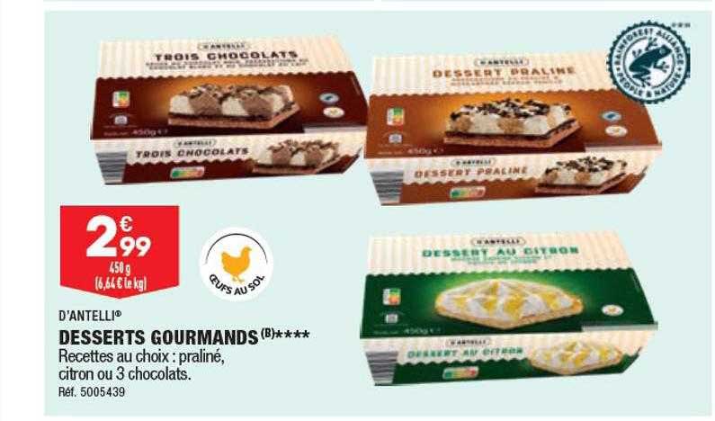 Desserts Gourmands D'antelli