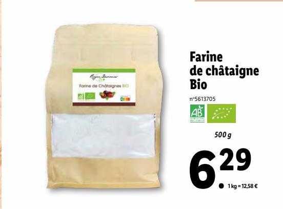 Farine De Châtaigne Bio