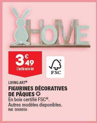 figurines décoratives de pâques living art