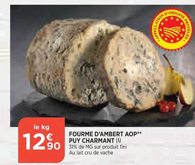 Fourme D'ambert Aop Puy Charmant