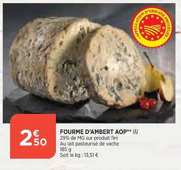 fourme d'ambert aop