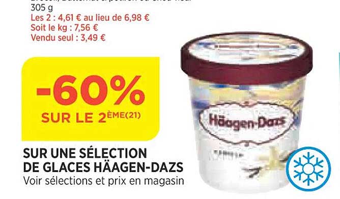 glaces häagen-dazs