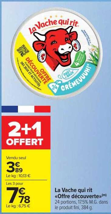 la vache qui rit «offre découverte»