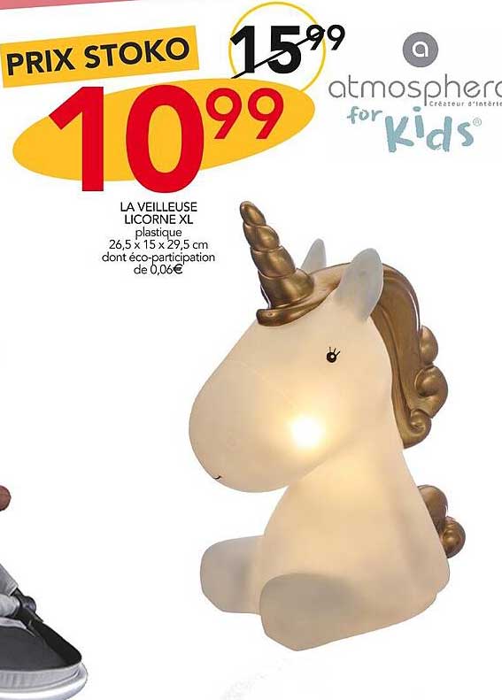 la veilleuse licorne xl atmosphera for kids