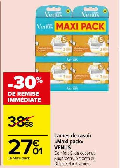 Lames De Rasois «maxi Pack» Venus